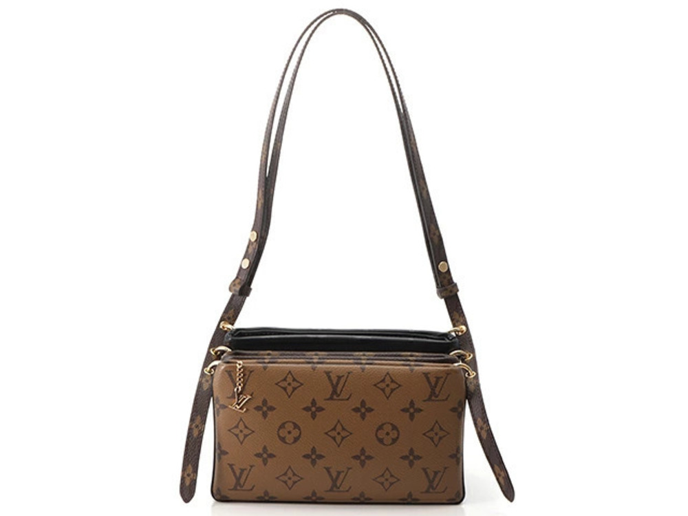 LOUIS VUITTON Pochette Monogram Reverse Lambskin Leather Pre Fall Collection